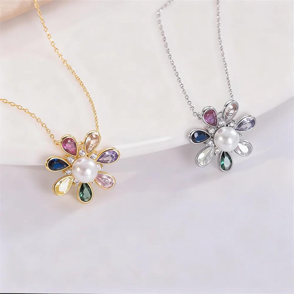 Женское ожерелье из стерлингового серебра 925 пробы в европейском и американском стиле, цветной жемчуг из циркона, модная цепочка на ключицу в стиле ретро
Женское ожерелье из стерлингового серебра 925 пробы в европейском и американском стиле, цветной жемчуг из циркона, модная цепочка на ключицу в стиле ретро