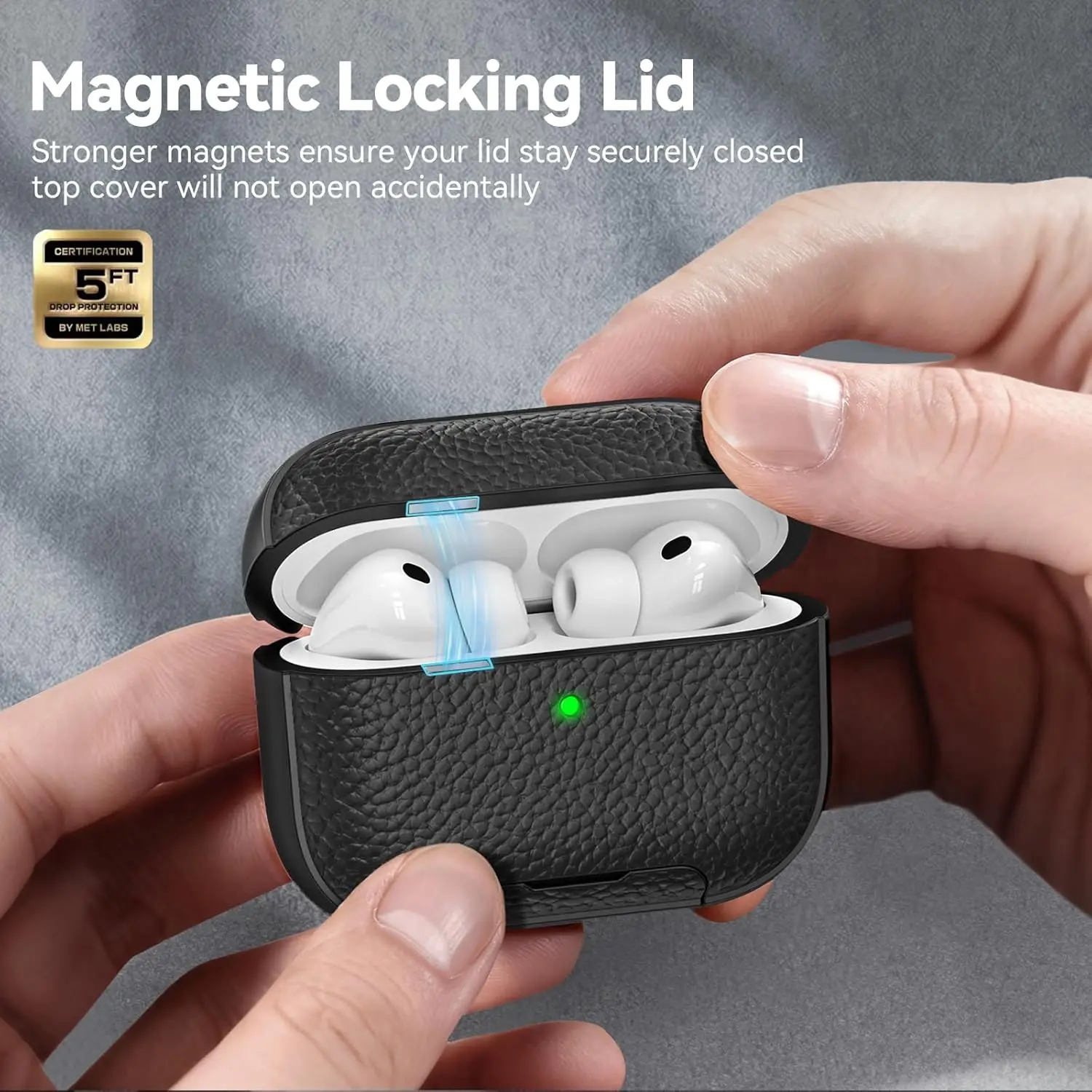 For AirPods Pro 3 Leather Pattern TPU Case Accessories Cute Skin Full Protector Cover with Keychain phone Holder Headphone Cove
For AirPods Pro 3 Leather Pattern TPU Case Accessories Cute Skin Full Protector Cover with Keychain phone Holder Headphone Cove
