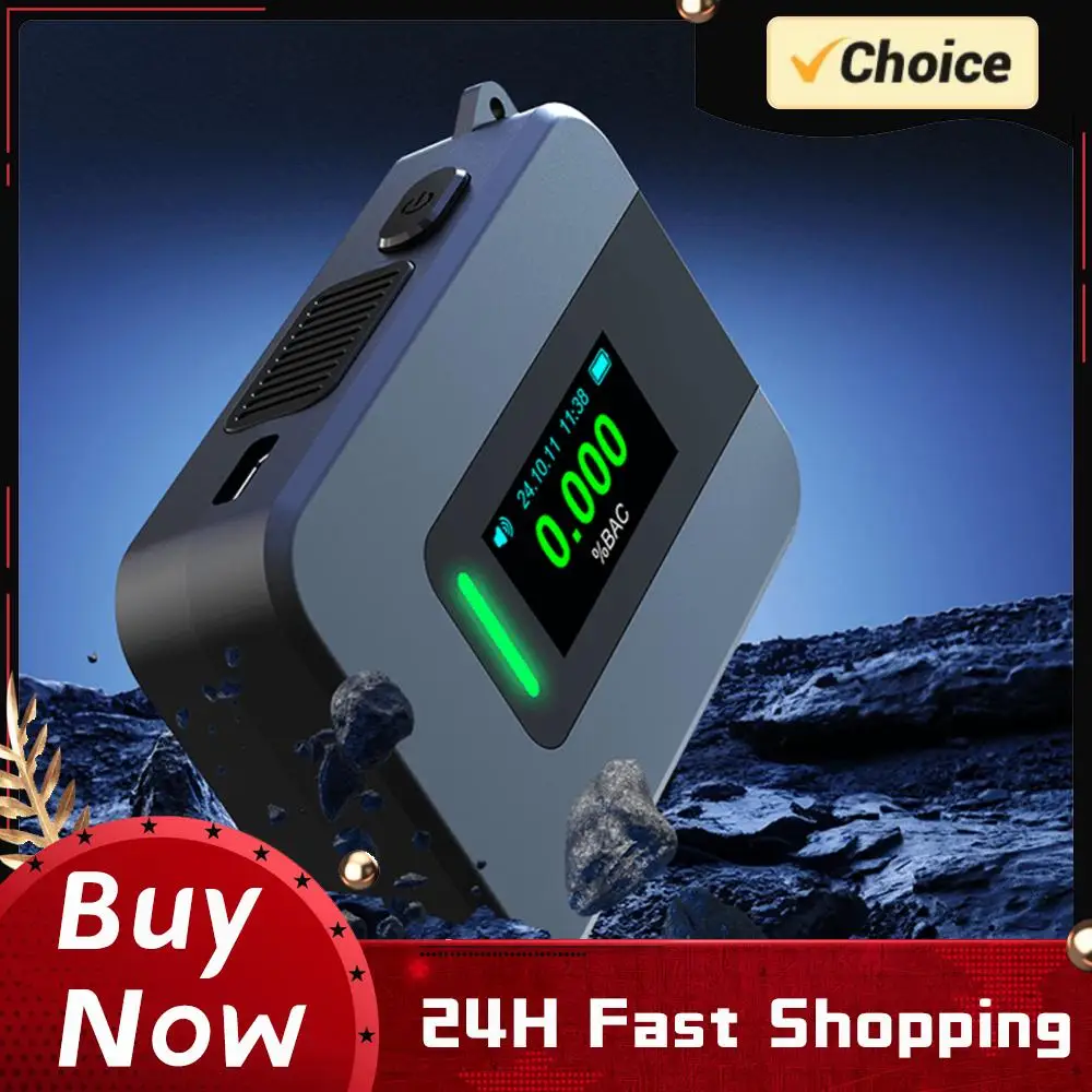 Электрохимический алкотестер с USB-зарядкой, портативный измеритель алкоголя для профессионального использования, для проверки на алкоголь во время вождения.
Электрохимический алкотестер с USB-зарядкой, портативный измеритель алкоголя для профессионального использования, для проверки на алкоголь во время вождения.