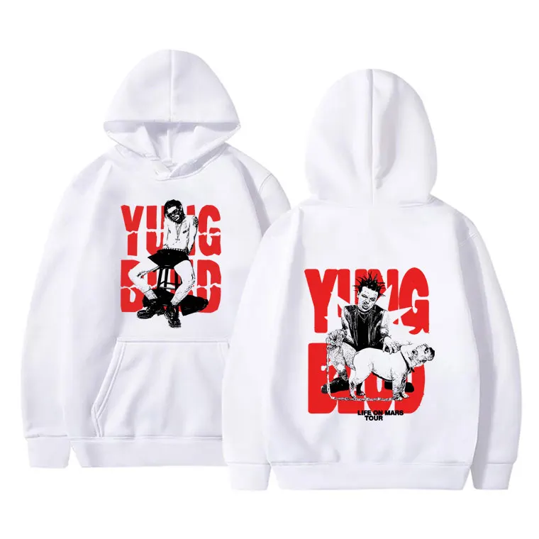 Rocker Yungblud Life on Mars Tour Hoodie Men Women Hip Hop Rock Oversized Pullover Hoodies Male Casual Fleece Vintage Hoodies
Rocker Yungblud Life on Mars Tour Hoodie Men Women Hip Hop Rock Oversized Pullover Hoodies Male Casual Fleece Vintage Hoodies