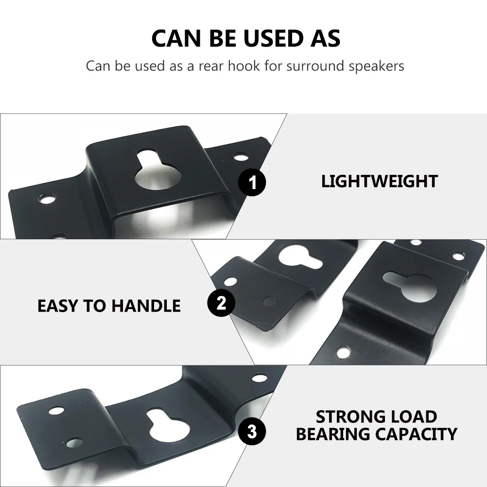15Pcs Strong Iron Speaker Hanger Plate WallMount Hook For Audio Equipment Wall Mounted Items
15Pcs Strong Iron Speaker Hanger Plate WallMount Hook For Audio Equipment Wall Mounted Items