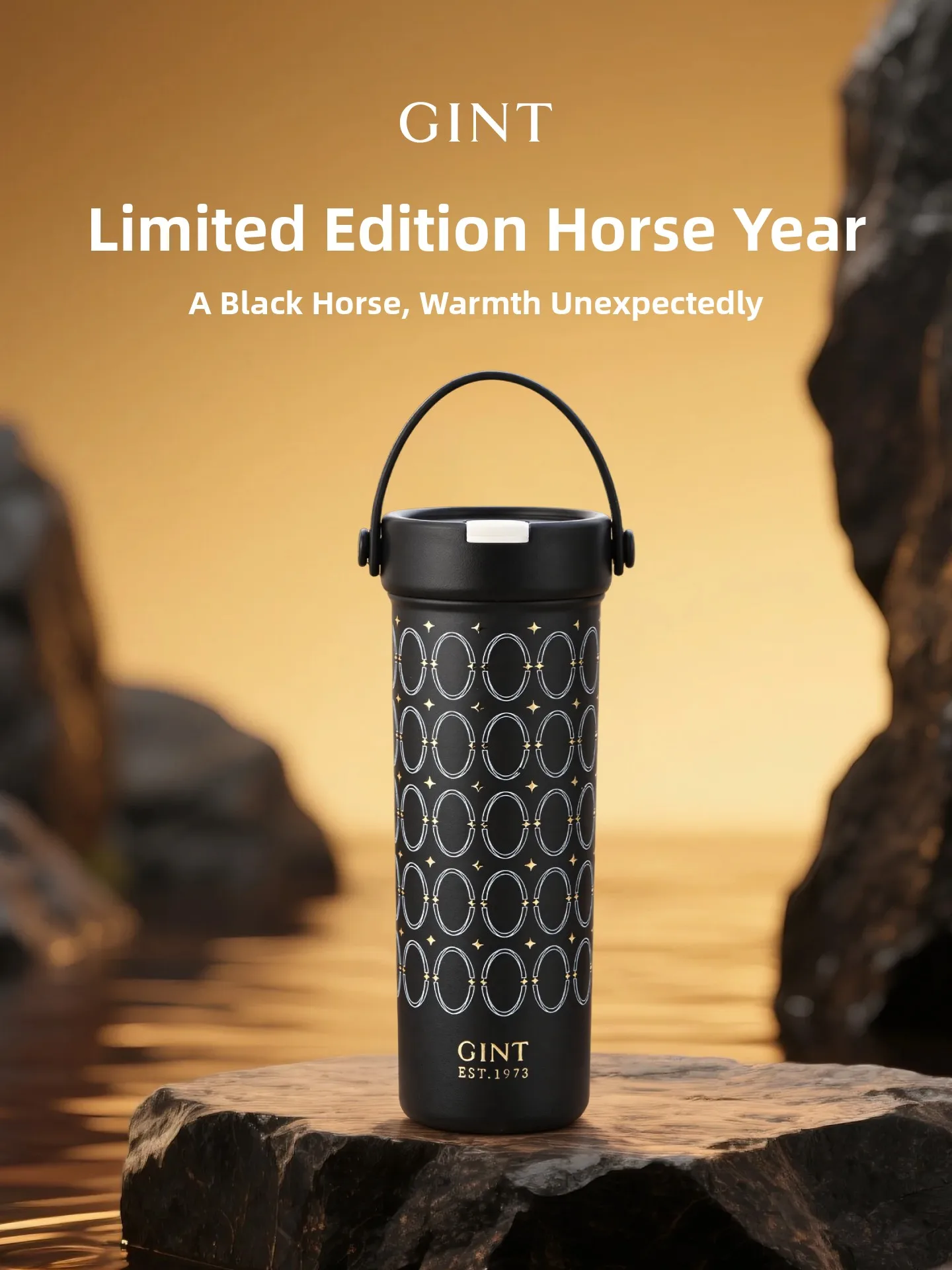 GINT Portable Insulated Water Bottle Large Capacity Outdoor Travel Men's High Aesthetic Value Stainless Steel Cup with Straw
GINT Portable Insulated Water Bottle Large Capacity Outdoor Travel Men's High Aesthetic Value Stainless Steel Cup with Straw