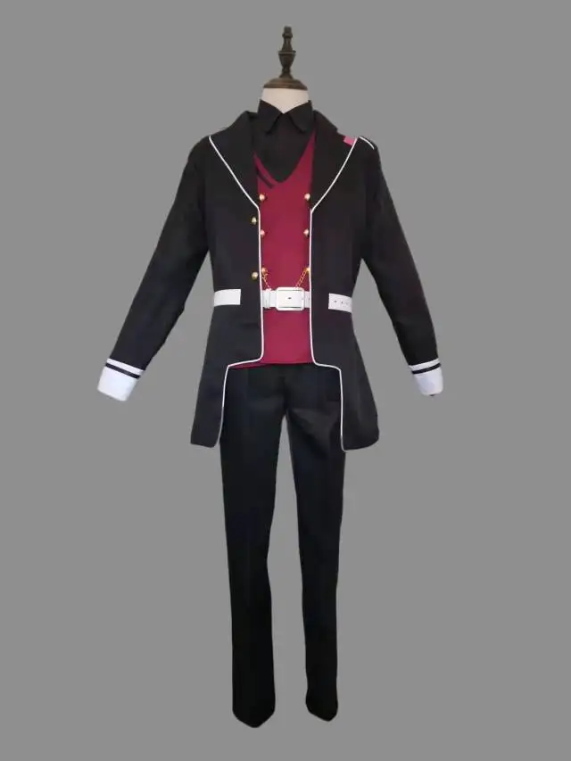 Anime DIABOLIK LOVERS Sakamaki Reiji Cosplay Costumes Men Women Black Coat Trousers T-Shirt Red Vest Tie Belt Halloween Suit
Anime DIABOLIK LOVERS Sakamaki Reiji Cosplay Costumes Men Women Black Coat Trousers T-Shirt Red Vest Tie Belt Halloween Suit