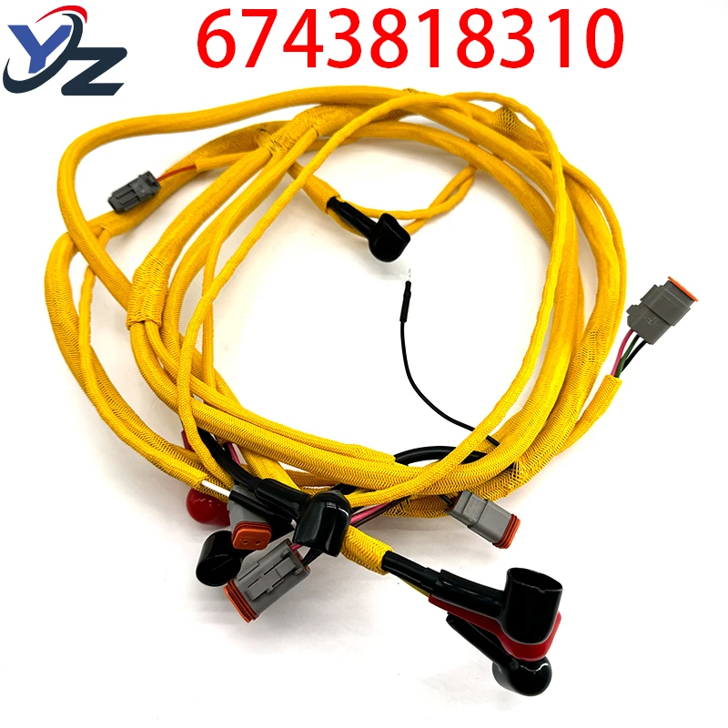 6743818310 New high temperature resistant engine wiring harness for Komatsu PC360-7
6743818310 New high temperature resistant engine wiring harness for Komatsu PC360-7