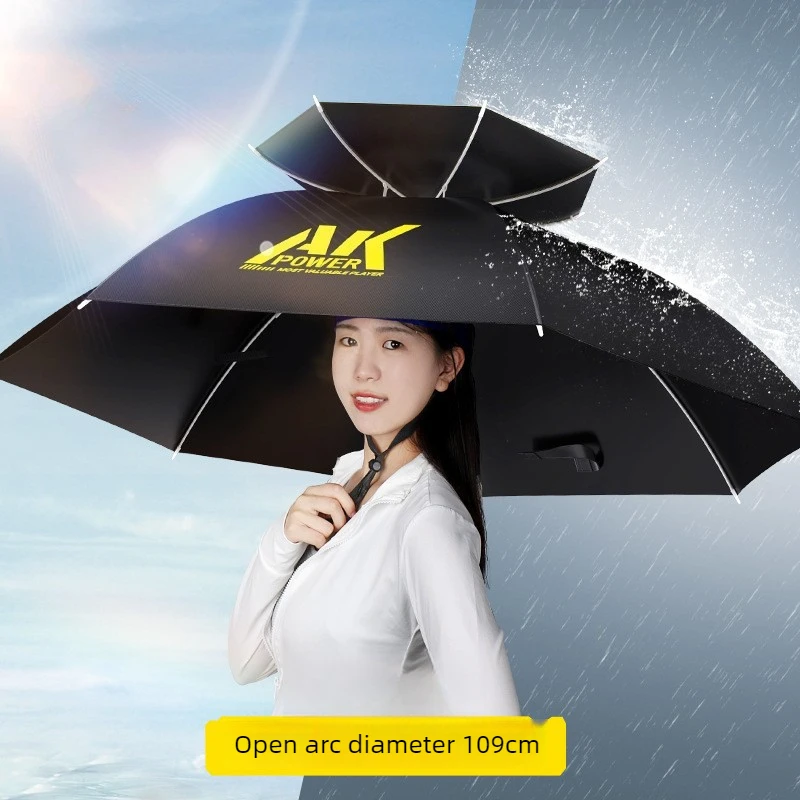 Single Layer Fishing Umbrella Hat, Extra Large UPF 50+ Sun Protection, Breathable Comfortable Head Umbrella, for Outdoor Fishing
Single Layer Fishing Umbrella Hat, Extra Large UPF 50+ Sun Protection, Breathable Comfortable Head Umbrella, for Outdoor Fishing