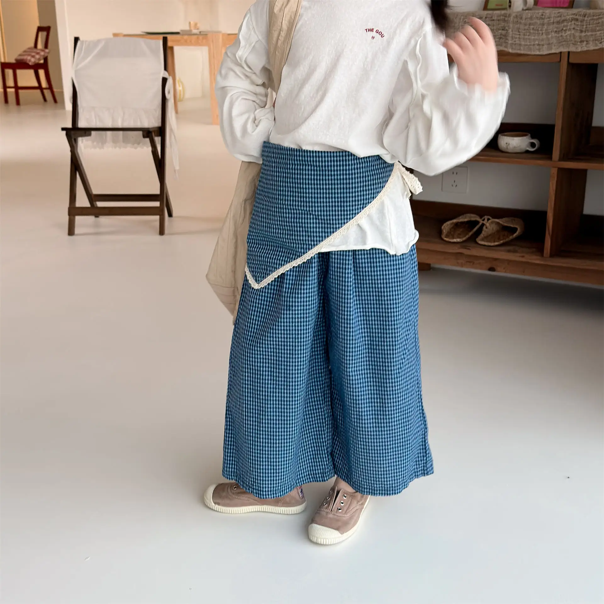 2026 Spring New Children Loose Trousers Cotton Girls Plaid Wide Leg Pants Fashion Striped Toddler Casual Pants Kids Clothes
2026 Spring New Children Loose Trousers Cotton Girls Plaid Wide Leg Pants Fashion Striped Toddler Casual Pants Kids Clothes