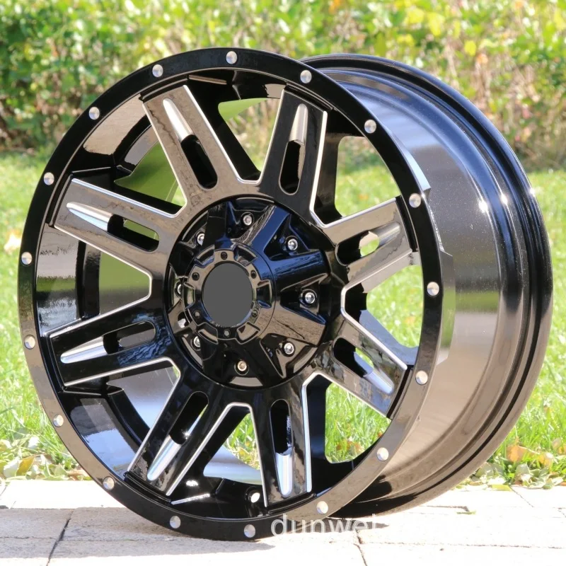 for Pajero V93 Great Wall Cannon Ranger18 20inch Aluminum Alloy Off-Road Wheels Black Finish 139.7mm PCD
for Pajero V93 Great Wall Cannon Ranger18 20inch Aluminum Alloy Off-Road Wheels Black Finish 139.7mm PCD