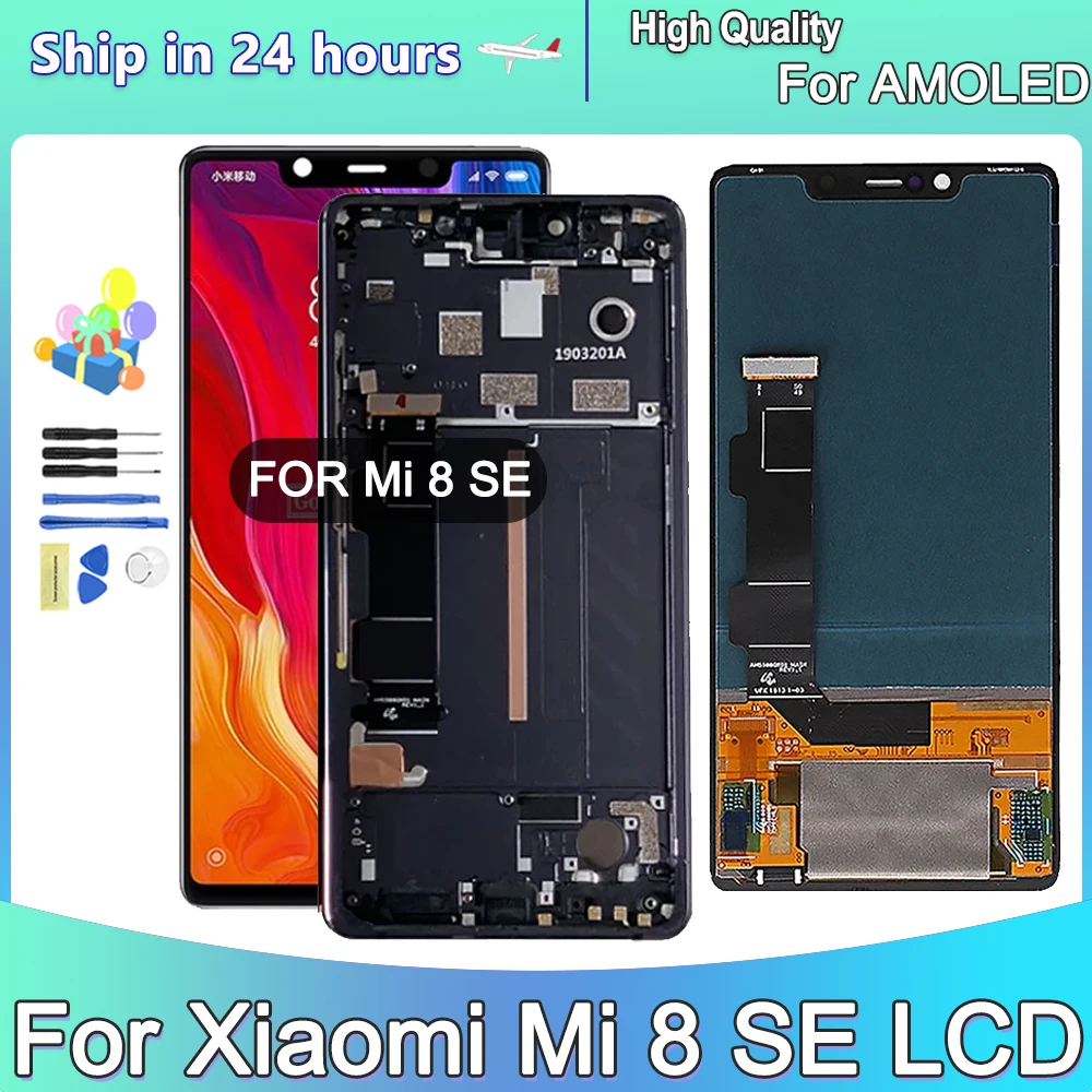 5.88" AMOLED Display For Xiaomi Mi 8 SE LCD Screen Display Touch Screen Digitizer With Frame For Xiaomi Mi 8 SE LCD Screen
5.88" AMOLED Display For Xiaomi Mi 8 SE LCD Screen Display Touch Screen Digitizer With Frame For Xiaomi Mi 8 SE LCD Screen