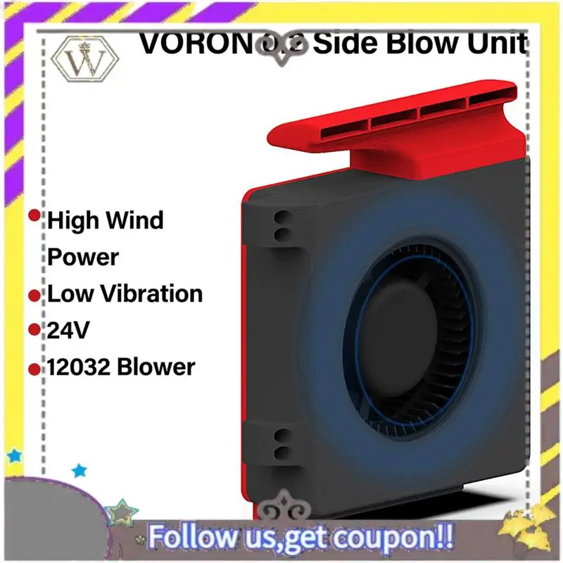 New Unit High Airflow Low Large Vibration Blower Fan 2800 RPM Side Blow Unit For VORON V0 Series
New Unit High Airflow Low Large Vibration Blower Fan 2800 RPM Side Blow Unit For VORON V0 Series