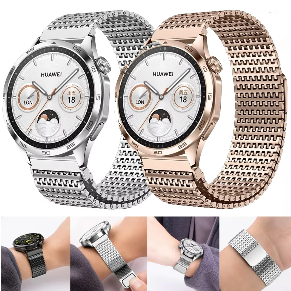 Metal Strap for Huawei Watch 4/3/GT5-4-3 Pro 46mm Magnetic Bracelet for Samsung Galaxy Watch 7/6/5/4 Amazfit GTR/GTS/Bip 6 Band
Metal Strap for Huawei Watch 4/3/GT5-4-3 Pro 46mm Magnetic Bracelet for Samsung Galaxy Watch 7/6/5/4 Amazfit GTR/GTS/Bip 6 Band