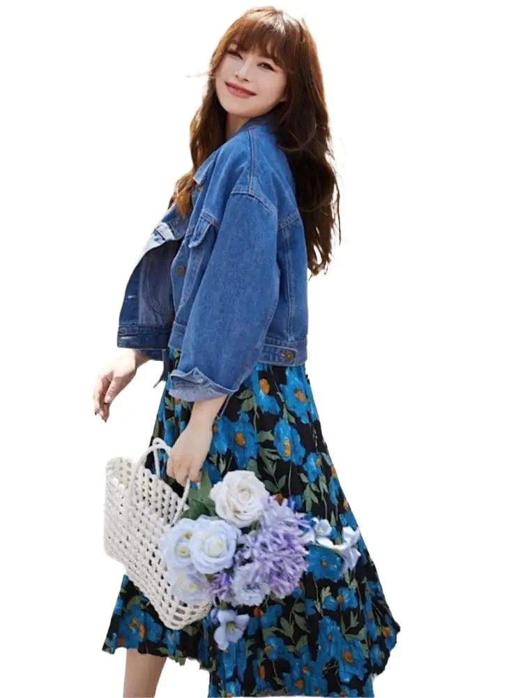 Summer Party Pure Cotton Blue Printed Half length Skirt For Women Fashion Elegant A-Line High Waisted Maxi Skirt Plus Size S-7xl
Summer Party Pure Cotton Blue Printed Half length Skirt For Women Fashion Elegant A-Line High Waisted Maxi Skirt Plus Size S-7xl