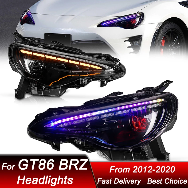 Pop Car Headlights For Toyota GT86 Subaru BRZ 2012-2020 RGB style full LED Upgrade High Configure Projector Lens Accessories Kit
Pop Car Headlights For Toyota GT86 Subaru BRZ 2012-2020 RGB style full LED Upgrade High Configure Projector Lens Accessories Kit