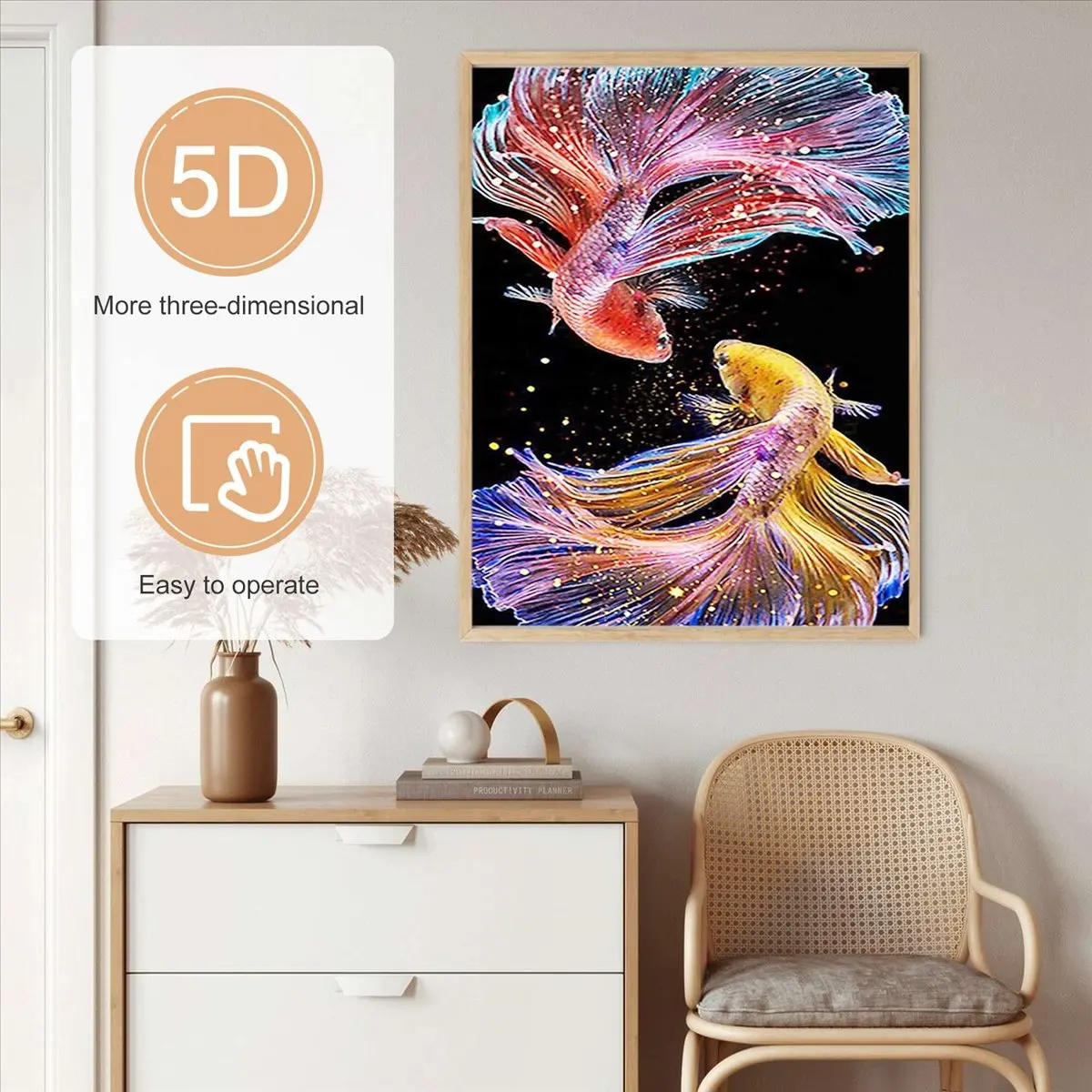 AA91 5D DIY Full Drill Diamond Painting Kits Round Crystal Rhinestone Embroidery Cross Stitch for Adults Diamond Arts
AA91 5D DIY Full Drill Diamond Painting Kits Round Crystal Rhinestone Embroidery Cross Stitch for Adults Diamond Arts