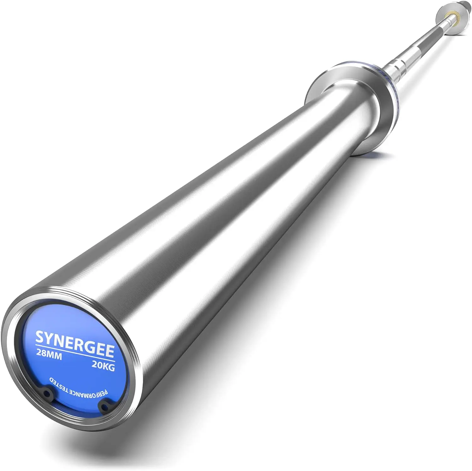 Synergee Regional20kg Men’s and 15kg Women’s Hard Chrome & Black Phosphate Barbells. Rated 1500lbs
Synergee Regional20kg Men’s and 15kg Women’s Hard Chrome & Black Phosphate Barbells. Rated 1500lbs