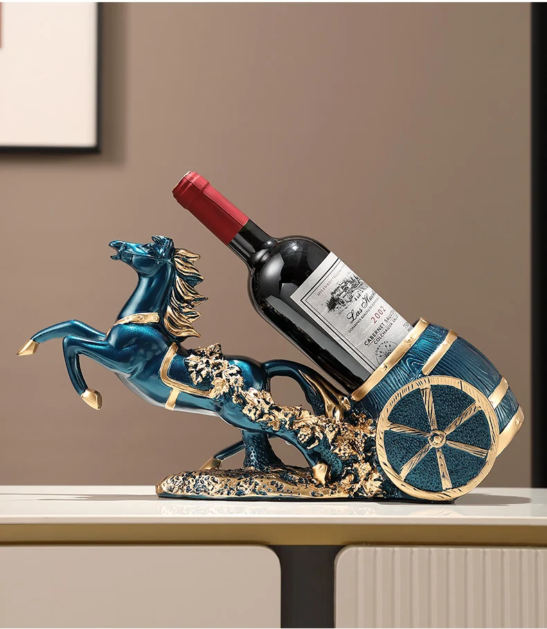 Horse red wine rack decoration, living room housewarming gifts, home dining cabinet, wine cabinet, creative decoration cabinet
Horse red wine rack decoration, living room housewarming gifts, home dining cabinet, wine cabinet, creative decoration cabinet