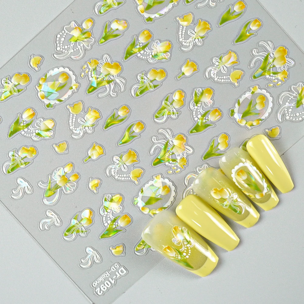 Colorful Glow Tulip Nail Stickers – Self-Adhesive Floral Nail Decals for Spring/Summer Nails
Colorful Glow Tulip Nail Stickers – Self-Adhesive Floral Nail Decals for Spring/Summer Nails