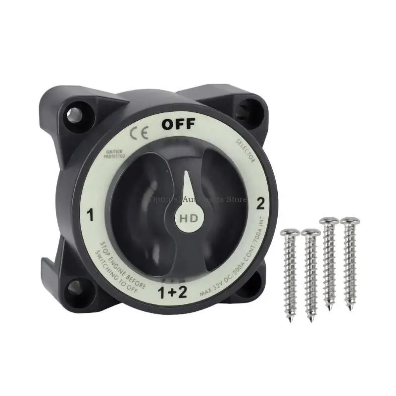 easy installs Battery Safety Switch Battery Selector Switch for Boats & Campers
easy installs Battery Safety Switch Battery Selector Switch for Boats & Campers