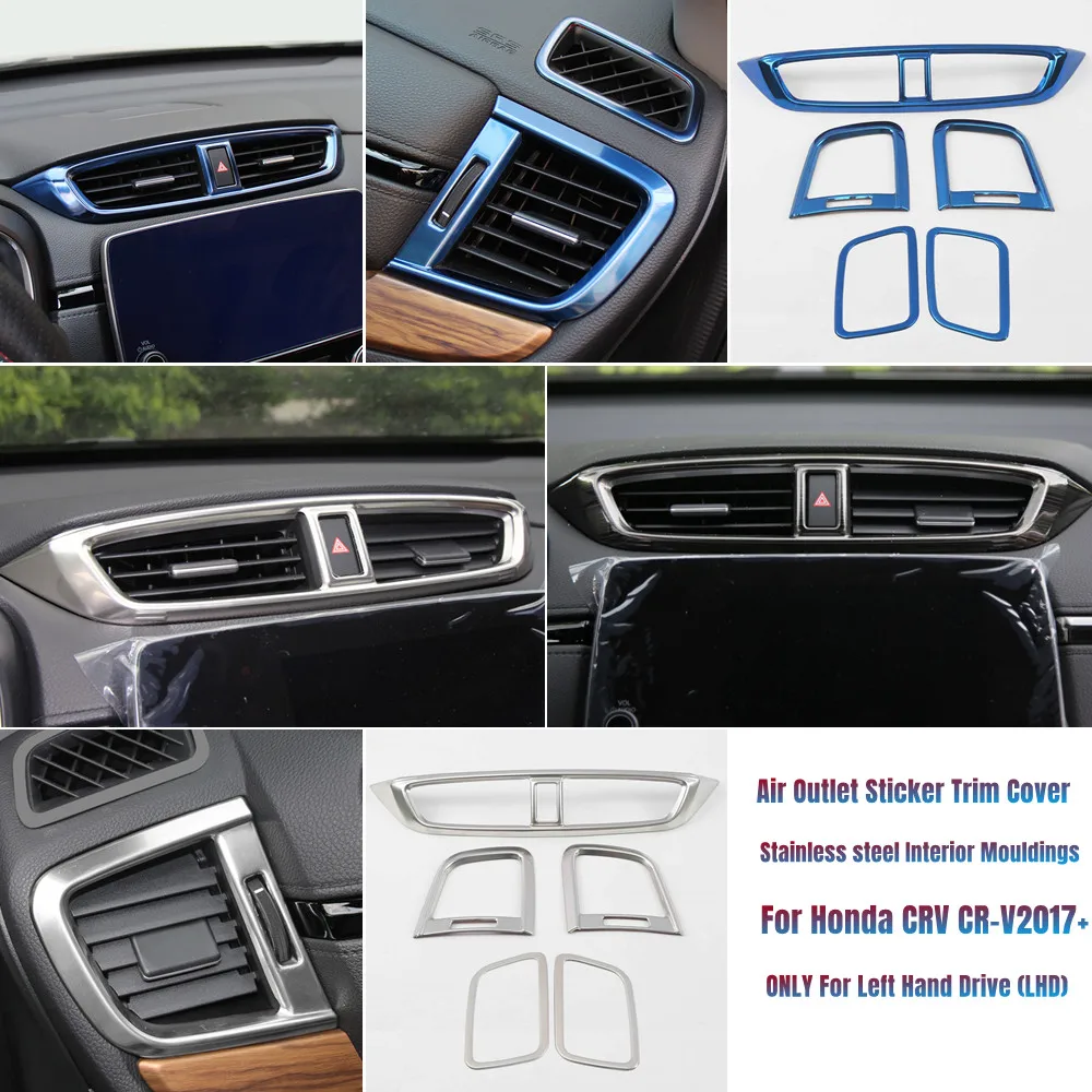 Stainless Styling Central control air conditioning air outlet frame decoration modification accessories For Honda CRV 2017-2021
Stainless Styling Central control air conditioning air outlet frame decoration modification accessories For Honda CRV 2017-2021