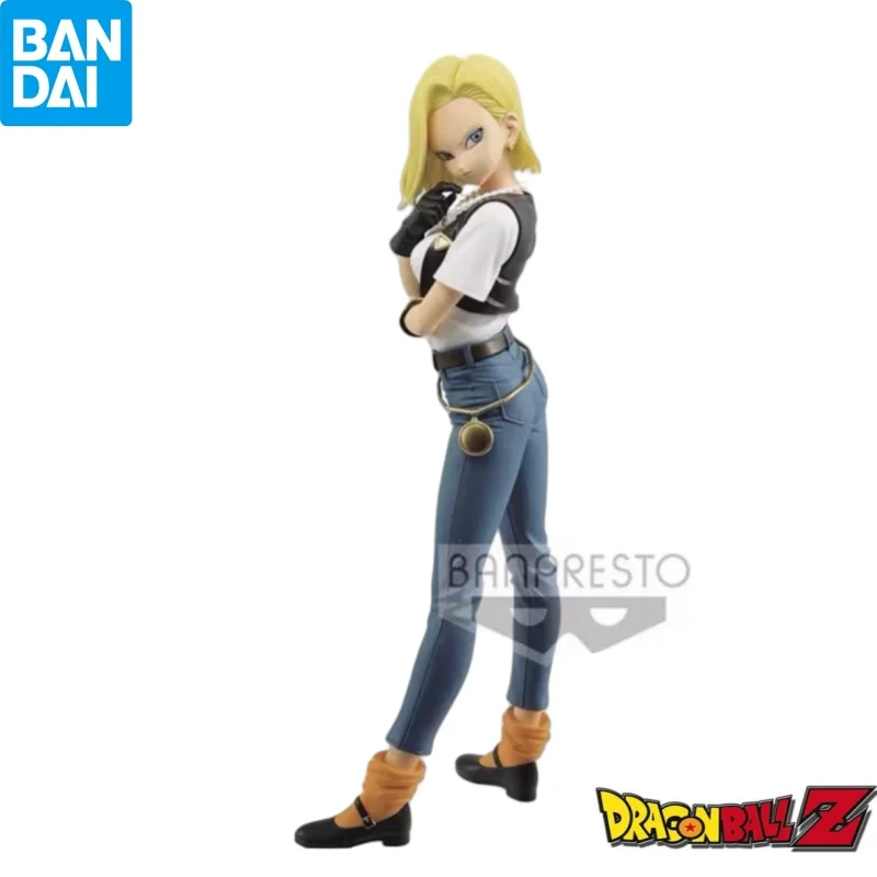 В наличии Bandai, оригинальная экшн-фигурка Banpresto Dragon Ball Android 18, модель куклы, новый гараж в штучной упаковке
В наличии Bandai, оригинальная экшн-фигурка Banpresto Dragon Ball Android 18, модель куклы, новый гараж в штучной упаковке