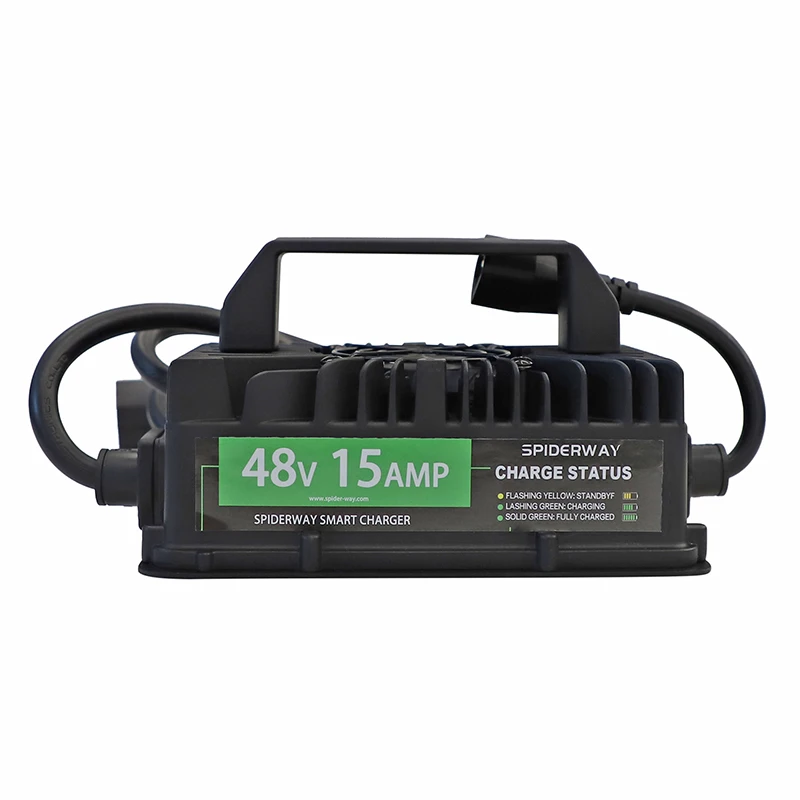 48V 15A Golf Cart Charger for Club Car with 3-Pin Round Plug Compatible with DS Precedent Tempo Onward
48V 15A Golf Cart Charger for Club Car with 3-Pin Round Plug Compatible with DS Precedent Tempo Onward