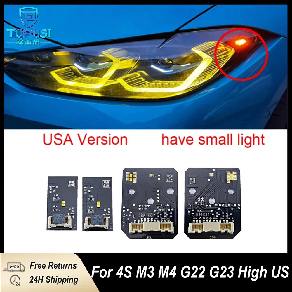 daytime running lights Lemon Yellow Light Module for BMW M3 M4 CSL 4 series DRL RGBW multicolor LED boards G80 G22 G82 G23 G26
daytime running lights Lemon Yellow Light Module for BMW M3 M4 CSL 4 series DRL RGBW multicolor LED boards G80 G22 G82 G23 G26