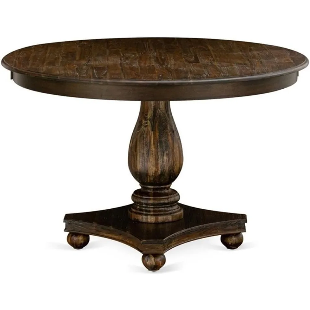 Ferris Dining Table - a Round Wooden Table Top with Pedestal Base, 48x48 Inch
Ferris Dining Table - a Round Wooden Table Top with Pedestal Base, 48x48 Inch