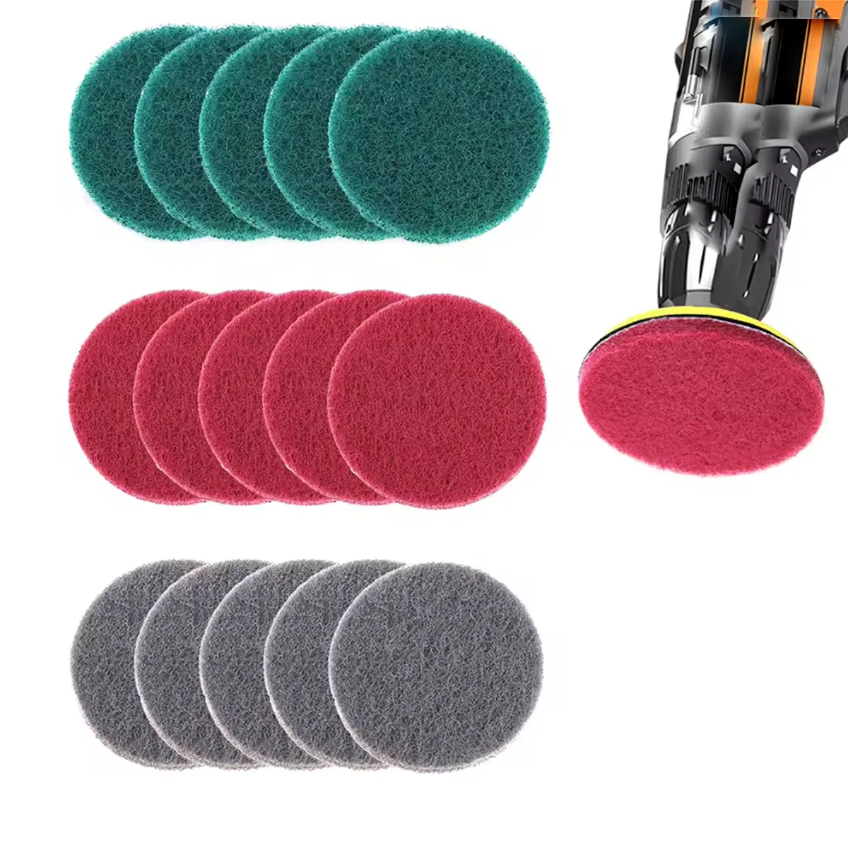 1/2/5/10Pcs 6 inch Scrubbing Pads Cleaning Cloth Scrub Pad Industrial Scouring Pads Nylon Polishing Buffing Pads Abrasive Tools
1/2/5/10Pcs 6 inch Scrubbing Pads Cleaning Cloth Scrub Pad Industrial Scouring Pads Nylon Polishing Buffing Pads Abrasive Tools