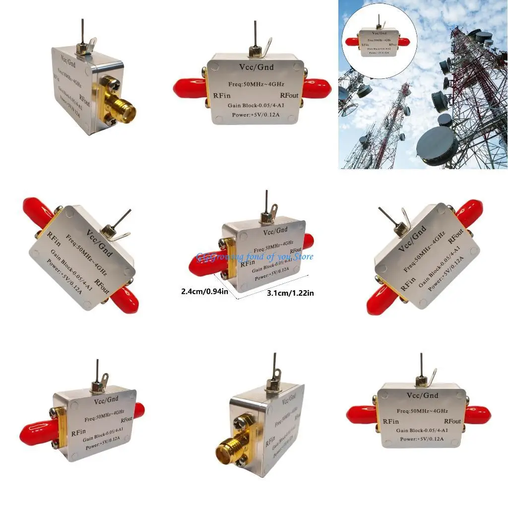 H9EB 50MHz-4GHz 20dB High Gains Wideband Amplifier Low Noise Amplifier Equipment
H9EB 50MHz-4GHz 20dB High Gains Wideband Amplifier Low Noise Amplifier Equipment