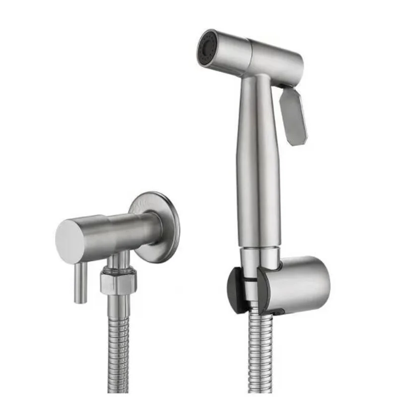 Silver Handheld wc Toilet shower head wash bidet sprayer Nozzle Stainless Steel faucet self clean douchette water hose Bathroom
Silver Handheld wc Toilet shower head wash bidet sprayer Nozzle Stainless Steel faucet self clean douchette water hose Bathroom