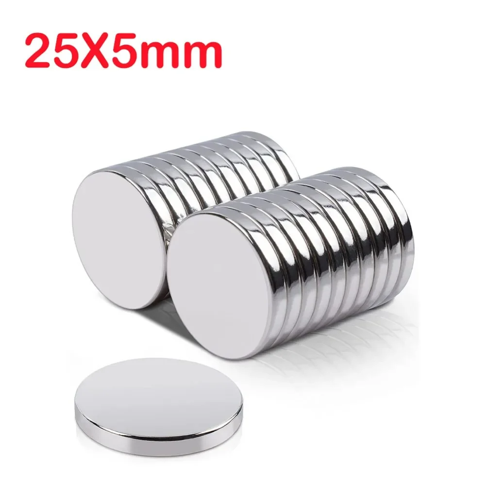 2/5/8/10 Pcs 25x5 Round NdFeB 25mm X 5mm Neodymium Magnet N35 Super Powerful Imanes Strong Permanent Magnetic Imanes Disc 25*5
2/5/8/10 Pcs 25x5 Round NdFeB 25mm X 5mm Neodymium Magnet N35 Super Powerful Imanes Strong Permanent Magnetic Imanes Disc 25*5