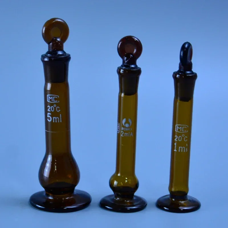 1ml/2ml/5ml Brown Glass Volumetric Flask – Long Neck Lab Bottle with Glass Stopper
1ml/2ml/5ml Brown Glass Volumetric Flask – Long Neck Lab Bottle with Glass Stopper