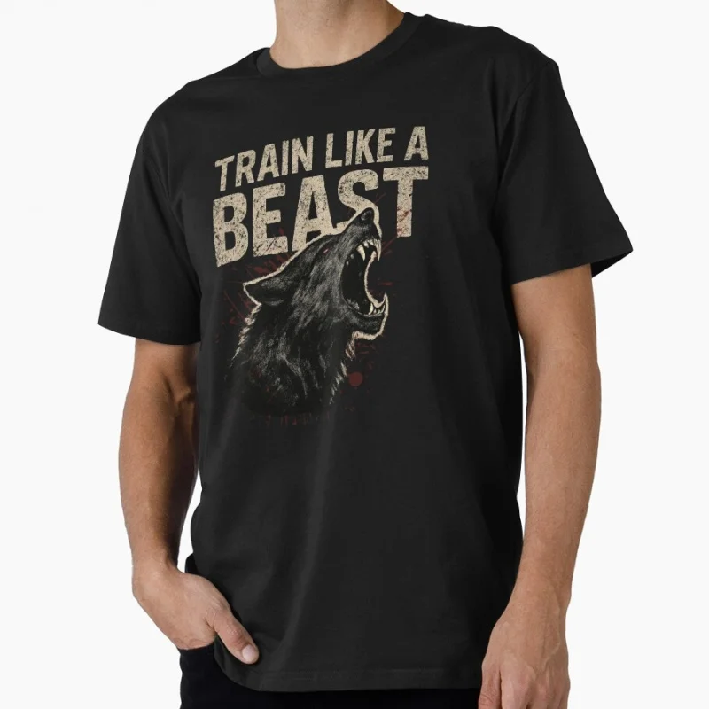 Train Like a Beast – Wolf Power Gym Motivation Gift t shirt for Gym Workout Fitness Short Sleeve Graphic Clothes All size tops
Train Like a Beast – Wolf Power Gym Motivation Gift t shirt for Gym Workout Fitness Short Sleeve Graphic Clothes All size tops