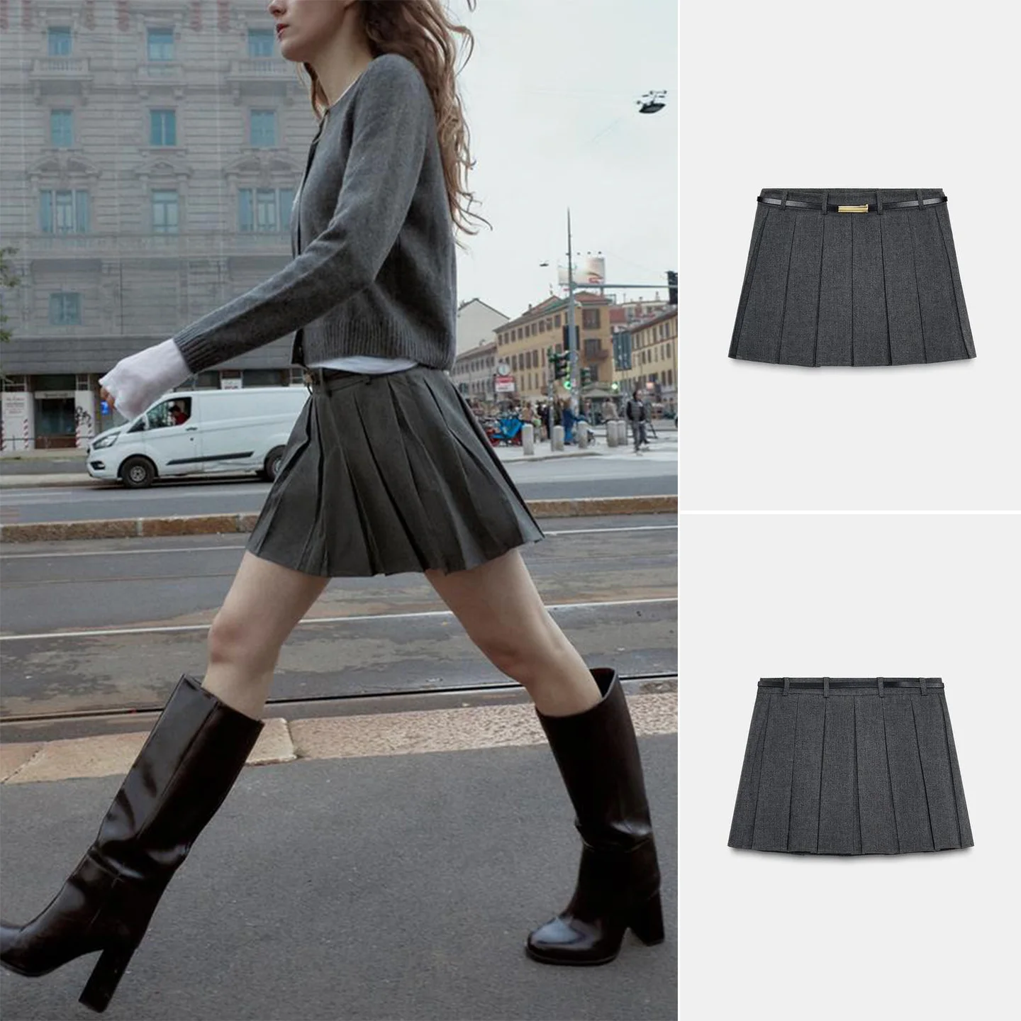 Winter New Women's Casual Sle Zipper High Waist Belted Inner Lined Pleated Skirt Pants Ci Commute Polyester Fiber Slim Fit
Winter New Women's Casual Sle Zipper High Waist Belted Inner Lined Pleated Skirt Pants Ci Commute Polyester Fiber Slim Fit