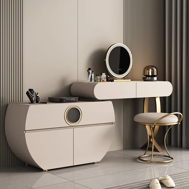 Beige Organizer Dressing Table Aesthetic Full Set Luxury Mirror Dressing Table Bedroom Nordic Tocador Con Espejo Furniture Home
Beige Organizer Dressing Table Aesthetic Full Set Luxury Mirror Dressing Table Bedroom Nordic Tocador Con Espejo Furniture Home