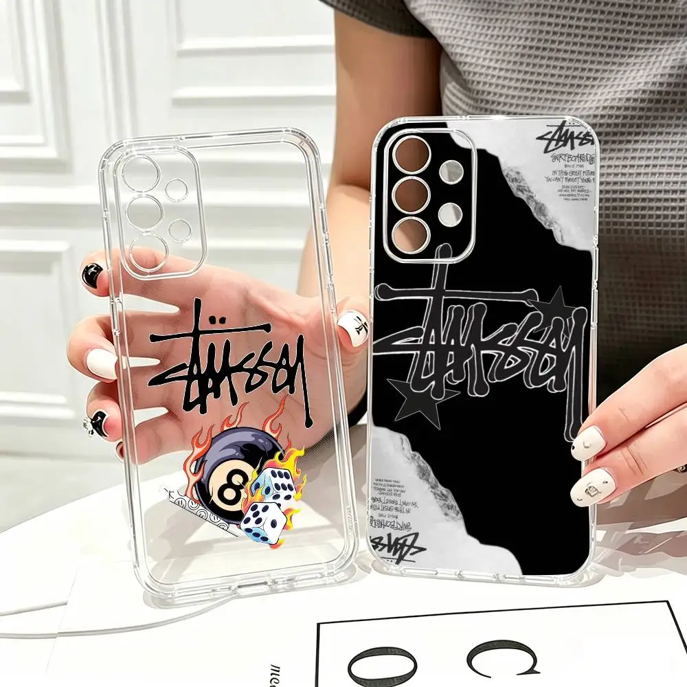 Brands S-stussyes-S Phone Case Transparent Silicone Soft For Samsung S25,S24,S21,S22,S23,S30,Ultra,S20,Plus,Fe
Brands S-stussyes-S Phone Case Transparent Silicone Soft For Samsung S25,S24,S21,S22,S23,S30,Ultra,S20,Plus,Fe