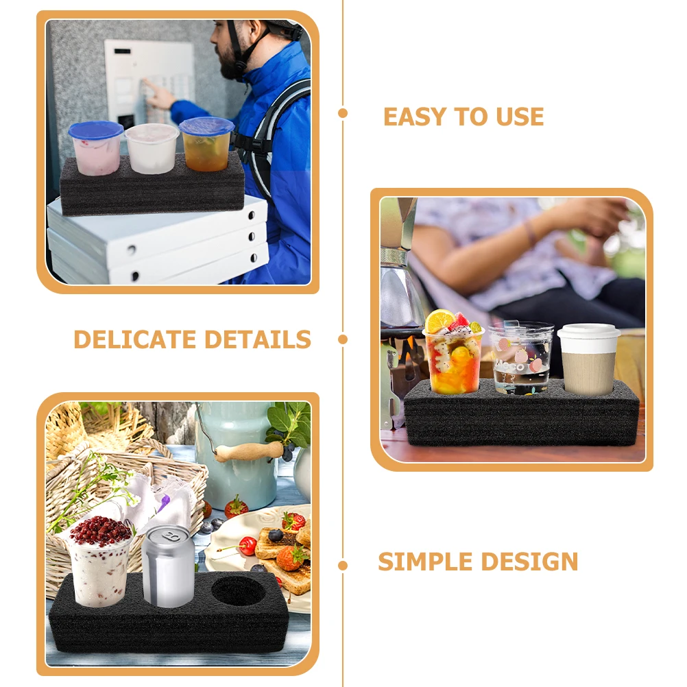3pcs Holder Tray Reusable Drink Carrier Takeout Coffee Cup Holders Leak-Proof Beverage Packing Rack Multiple Holes Outdoor Cup
3pcs Holder Tray Reusable Drink Carrier Takeout Coffee Cup Holders Leak-Proof Beverage Packing Rack Multiple Holes Outdoor Cup