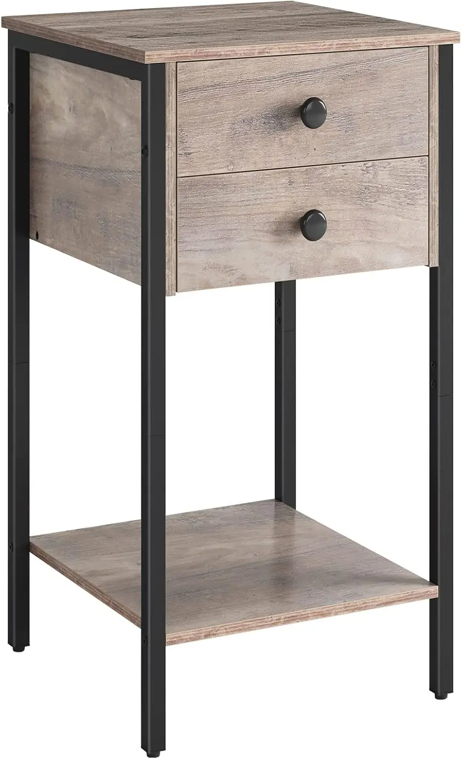 End Table With 2 Drawers And Storage Shelf, Industrial Telephone Side Table For Study, Bedroom, Space Sa
End Table With 2 Drawers And Storage Shelf, Industrial Telephone Side Table For Study, Bedroom, Space Sa