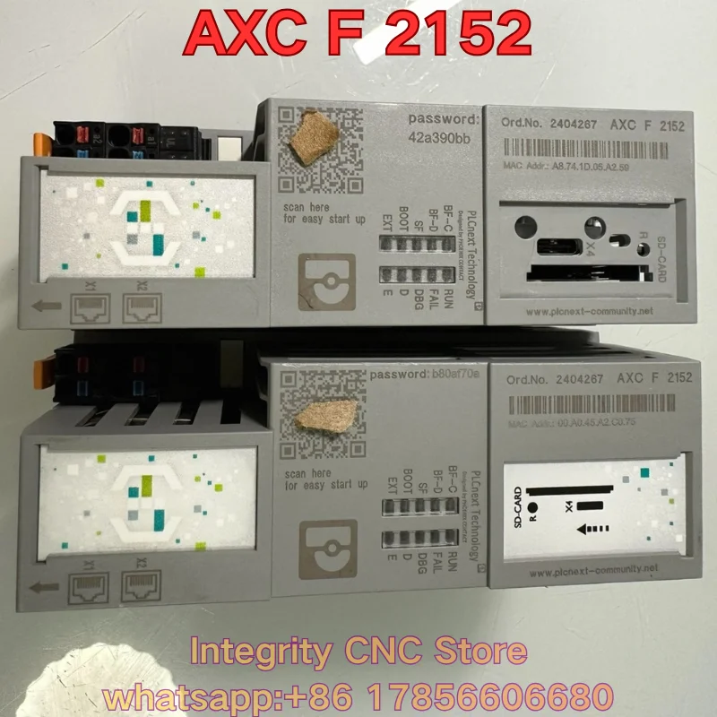 Second-hand AXC F 2152 PLC controller 2404267 functional test is normal
Second-hand AXC F 2152 PLC controller 2404267 functional test is normal