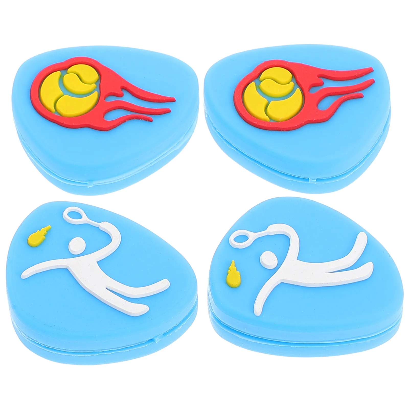 4Pcs Tennis Vibration Dampener Silicone Shock Absorber Tennis Racket Dampeners Reduce Wrist Elbow Pain Sports Accessories
4Pcs Tennis Vibration Dampener Silicone Shock Absorber Tennis Racket Dampeners Reduce Wrist Elbow Pain Sports Accessories
