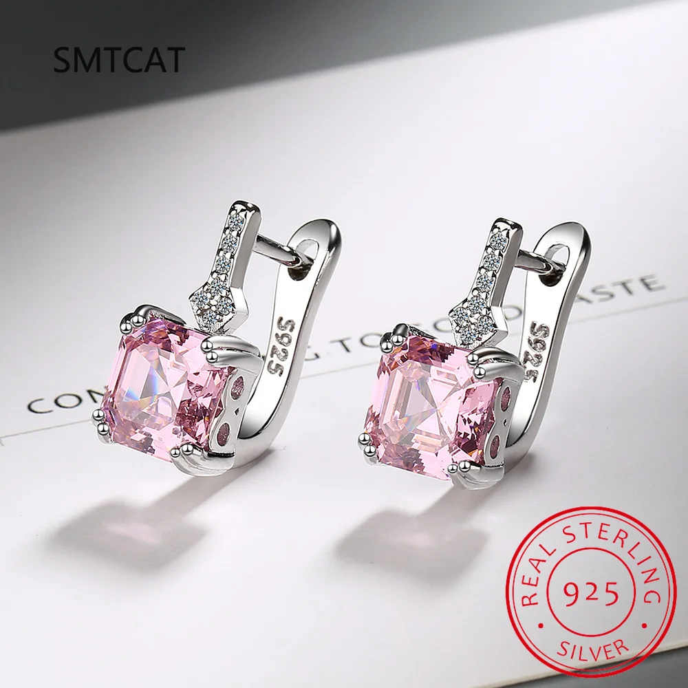 Princess Cut Created Pink Sapphire 925 Sterling Silver Geometric Square Hoop Earring for Women Statement Gemstone Jewelry Huggie
Princess Cut Created Pink Sapphire 925 Sterling Silver Geometric Square Hoop Earring for Women Statement Gemstone Jewelry Huggie