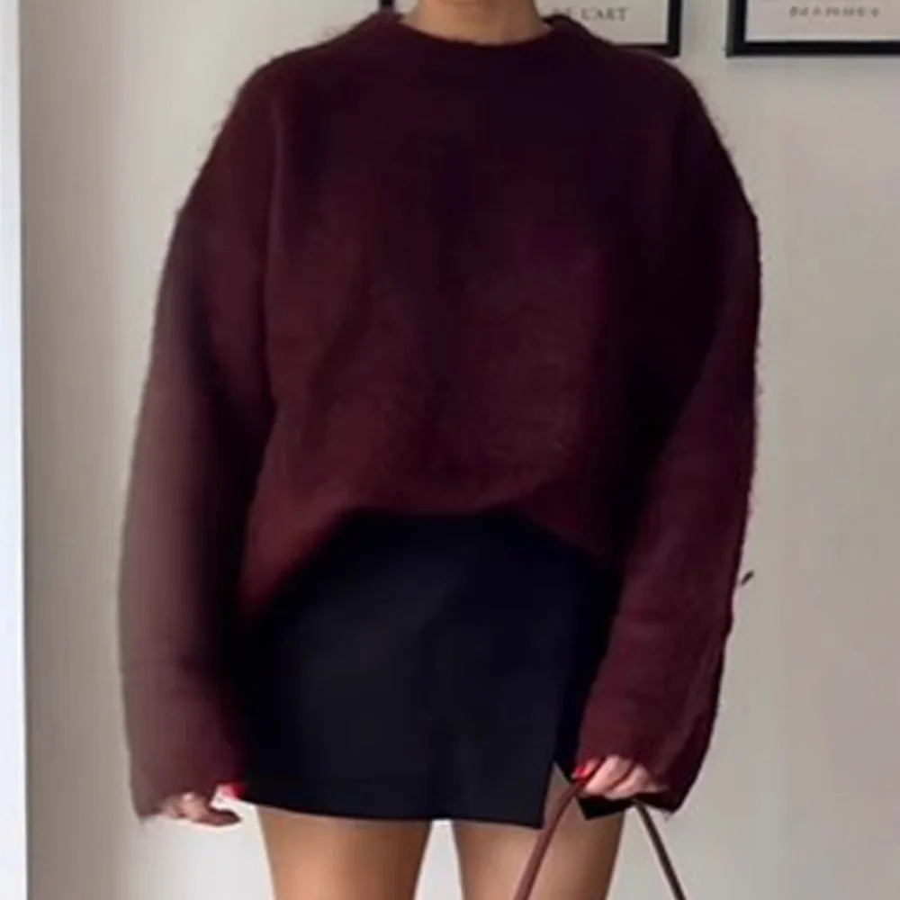 Casual American Style Long Sleeve Knitted Sweater round Neck Loose Women's Holiday Fashion Top Comfortable Breathable Moistur...
Casual American Style Long Sleeve Knitted Sweater round Neck Loose Women's Holiday Fashion Top Comfortable Breathable Moistur...