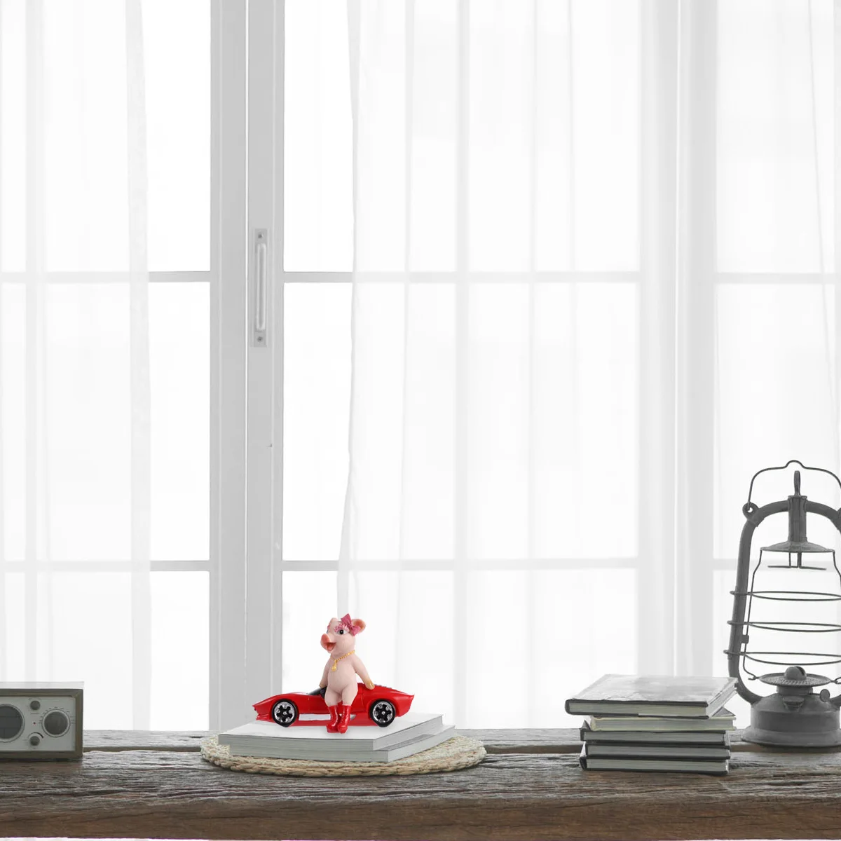 Resin Sports Car with Pig Ornament Creative Home Decor Funny Car Dashboard Accessory Joyful Room Vibes Enhancer
Resin Sports Car with Pig Ornament Creative Home Decor Funny Car Dashboard Accessory Joyful Room Vibes Enhancer