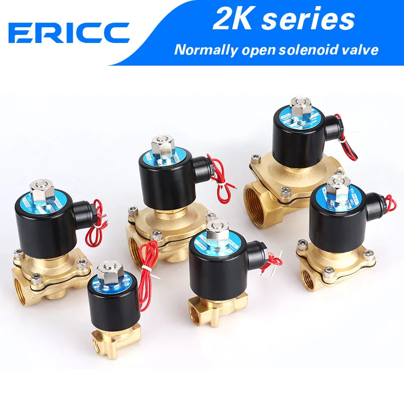 Pneumatic 1 1/2" 2"Normally Open N/O Brass Electric Solenoid Valve DC12V DC24V AC220V AC110V
Pneumatic 1 1/2" 2"Normally Open N/O Brass Electric Solenoid Valve DC12V DC24V AC220V AC110V
