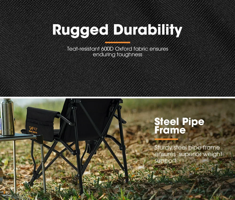 Spotlight SAN HIMA Easy Set up Portable Outdoor Travel Comfortable Adjustable Folding Camping Chair Picnic Fishing Beach Chair
Spotlight SAN HIMA Easy Set up Portable Outdoor Travel Comfortable Adjustable Folding Camping Chair Picnic Fishing Beach Chair