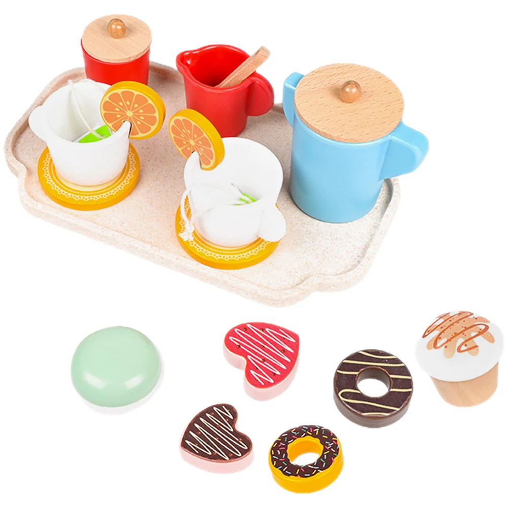 Wooden Afternoon Tea Set Pretend Play Toys Early Education Intelligent Dessert Cake Kids Tea Party Decorations Simulation Toy
Wooden Afternoon Tea Set Pretend Play Toys Early Education Intelligent Dessert Cake Kids Tea Party Decorations Simulation Toy