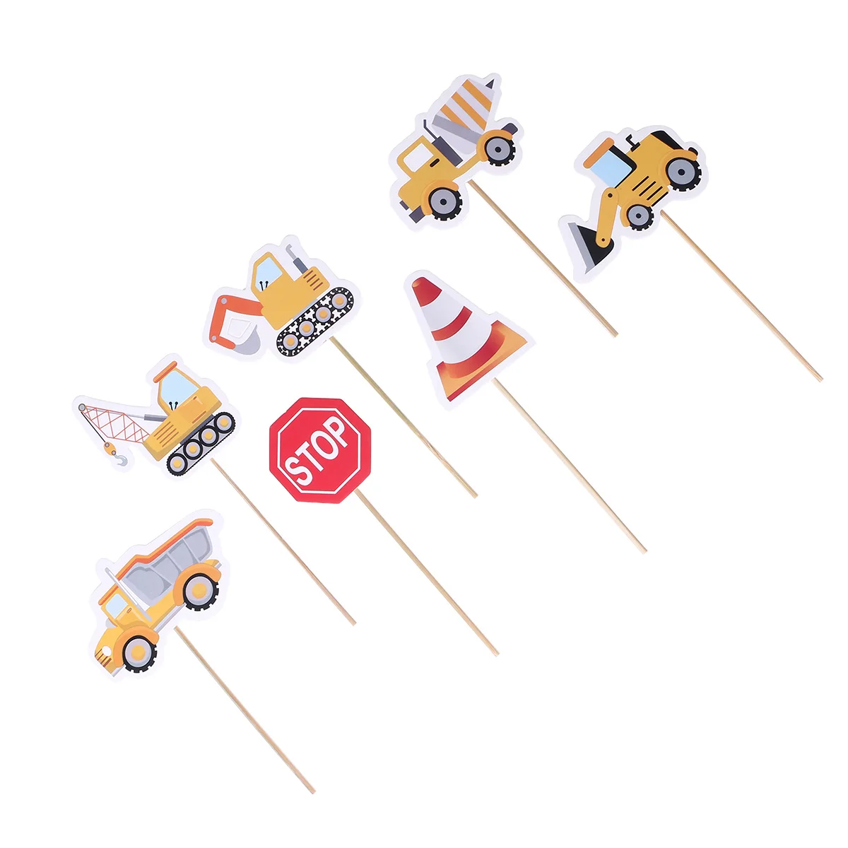 28 Pcs Engineering Vehicle Cake Toppers Festive Construction Picks Party Decorations Kids Photo Props Cookie Bread Biscuit
28 Pcs Engineering Vehicle Cake Toppers Festive Construction Picks Party Decorations Kids Photo Props Cookie Bread Biscuit
