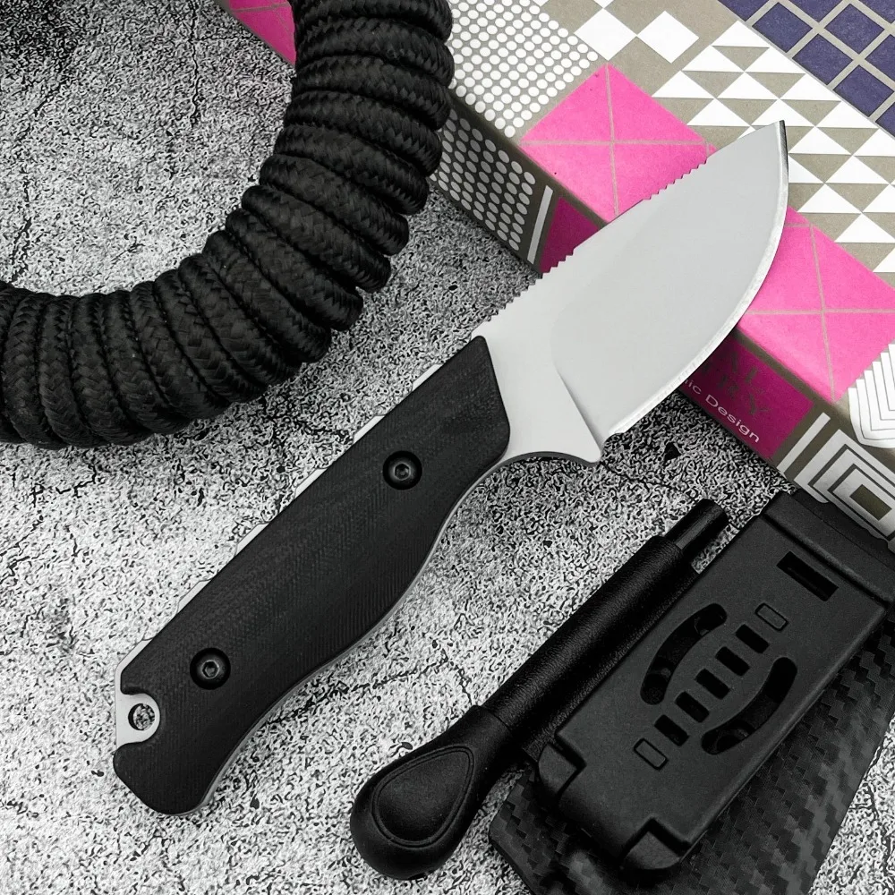 15017 Outdoor Fixed Knife Top Quality Straight Knife 8Cr13Mov Blade G10 Handle Jungle EDC Knives Cutting Tool
15017 Outdoor Fixed Knife Top Quality Straight Knife 8Cr13Mov Blade G10 Handle Jungle EDC Knives Cutting Tool