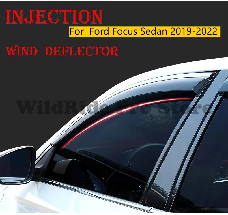 Tape on External Window Visors Compatible with Ford Focus Sedan 2019-2022 Sun Rain Guard 4PCS Wind Deflector Vent Visors
Tape on External Window Visors Compatible with Ford Focus Sedan 2019-2022 Sun Rain Guard 4PCS Wind Deflector Vent Visors