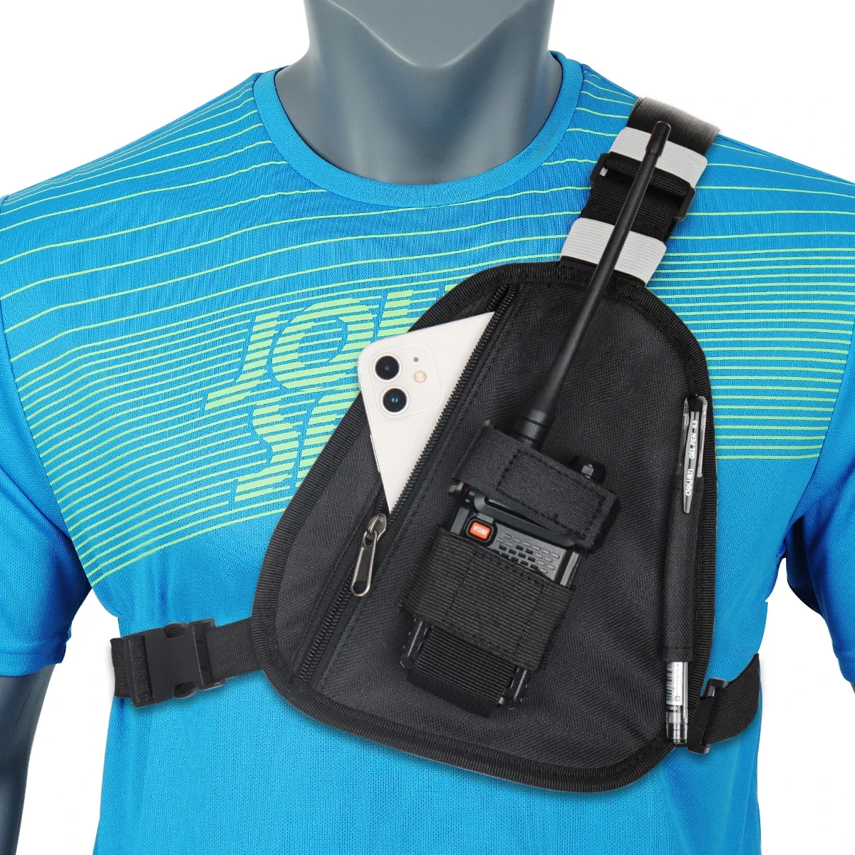 Walkie Talkie Chest Harness Shoulder Radio Holster Pack Adjustable Pouch Holster For Baofeng UV-5R UV-21 PRO Quansheng UV-K5 K6
Walkie Talkie Chest Harness Shoulder Radio Holster Pack Adjustable Pouch Holster For Baofeng UV-5R UV-21 PRO Quansheng UV-K5 K6