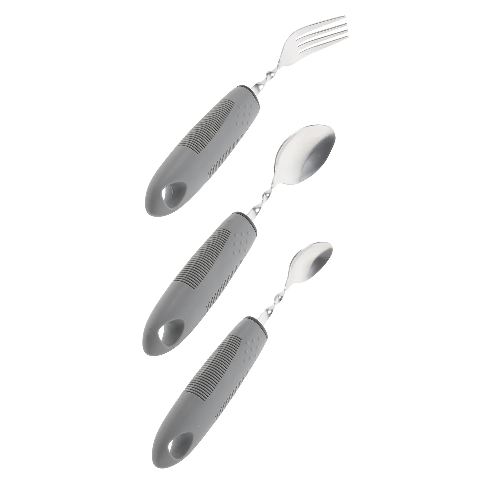 Elderly Adaptive Utensils Anti-shaking Tableware Foldable Spoon Fork Set Non-slip Lightweight Portable Stainless Steel Rubber
Elderly Adaptive Utensils Anti-shaking Tableware Foldable Spoon Fork Set Non-slip Lightweight Portable Stainless Steel Rubber